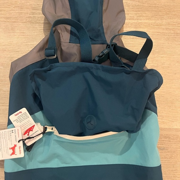 Reddy Dog NWT puddle jumper jacket Windbreaker Backpack Combo Medium blue M - Picture 3 of 10